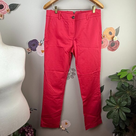 Lacoste Pants - Lacoste Pink Chino Pants - Size - 6